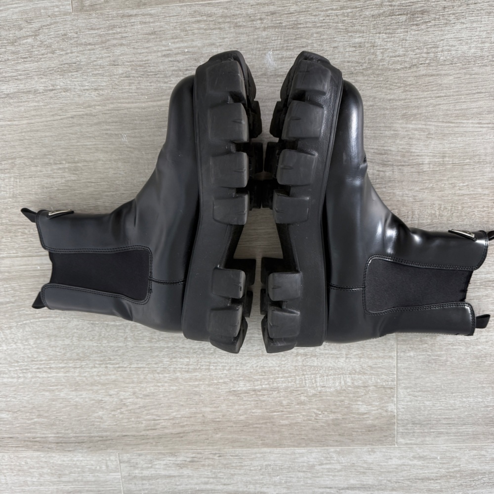 Prada Monolith Chelsea Boots Sz 39 - Picture 6 of 16